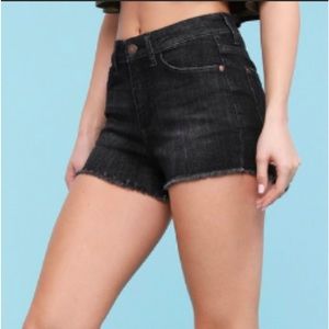 Judy Blue Black Denim Cutoffs Size Small